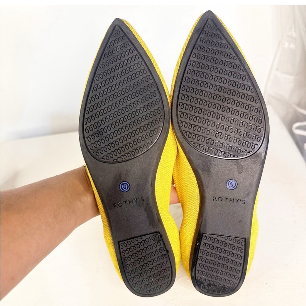 #761 Rothy’s Pointed Flats says size 10 but fit like a 8 they are mismarked. - Picture 8 of 12